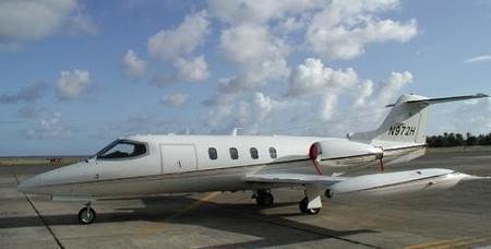Lear 25 jet based in St. Maarten